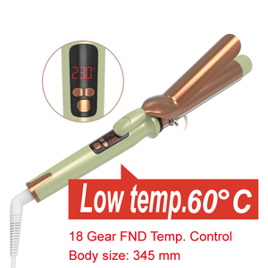 Plancha de Pelo Eléctrica Profesional de 450 Grados, <span class=keywords><strong>Rizador</strong></span> de Pelo de Barril Grande de Titanio y Aluminio - Product Image 5