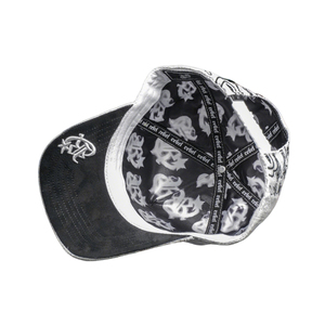 Casquette <span class=keywords><strong>de</strong></span> baseball <span class=keywords><strong>de</strong></span> haute qualité G5 à 5 panneaux avec logo brodé personnalisé, doublure en satin blanc <span class=keywords><strong>de</strong></span> haute qualité, casquette Rebel - Product Image 5