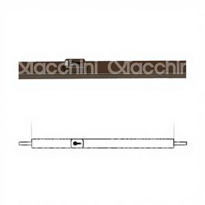 Mini Barra Horizontal 513 Entry 300mm Color Marrón Modelo 329364 Protector No Incluido - Product Image 1