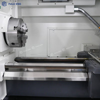 Tour CNC haute rigidité CK6163-1000, large plage d'usinage pour le tournage de tiges et de pièces métalliques de précision