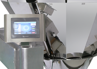 Nouvelle Ligne de Production de Produits avec Peseuse Multi-têtes, Alimentateur à Vis en Acier Inoxydable, pour Sachets Alimentaires Collants Étanche, Sacs, Boîtes et Emballages en Bois