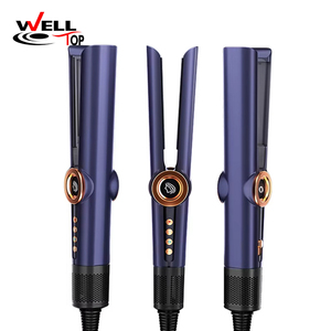 2 In 1 Airflow Professional Hair Straightener With Negative Ion Wet And Dry Plancha Cabello Hair Dryer Flat Iron Styling Tools