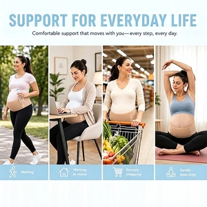 Cintura di Supporto per la Gravidanza Personalizzabile, Fascia Addominale Regolabile per Comfort della Vita, Pelvi e Parte Bassa della Schiena Durante la Gravidanza - Product Image 5