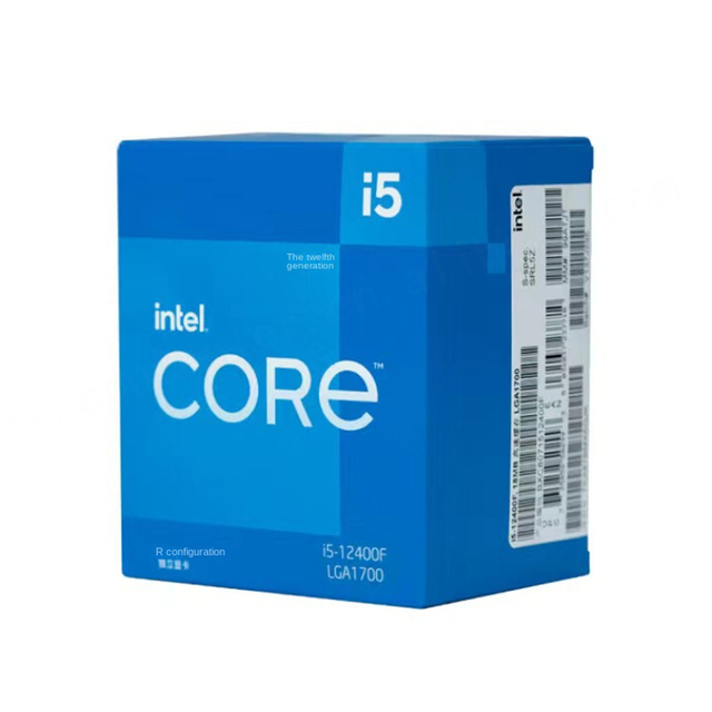 New 12th Generation for Core I5 12400F 6-Core Desktop CPU Processor with 18MB L3 Cache 2.4GHz 12nm Process LGA 1700 Socket