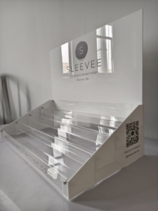 Tùy chỉnh mỹ phẩm hiển thị sản phẩm Acrylic Máy tính để bàn hiển thị đứng cho mỹ phẩm/Nước hoa/sang trọng - Product Image 3