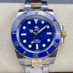 Montre-bracelet de luxe classique pour hommes 30bar étanche lunette en céramique noire cristal de saphir 3135 3235 mouvement réserve de marche - Product Image 3