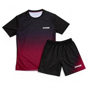Nouvel ensemble de survêtement décontracté 2 pièces pour homme 2026, en polyester respirant à séchage rapide, avec logo personnalisé, style streetwear - Product Image 2