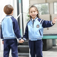 Seragam Sekolah Tiga Potong Gaya Akademik Musim Semi & Gugur untuk Anak TK, SD, dan SMP