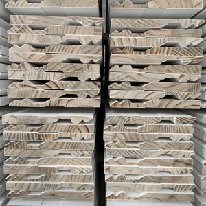 Traditional Building Decor Molding Baseboard Wall White <b>Primed</b> Durable Eco-Friendly Baseboard Mould - Product Image 5