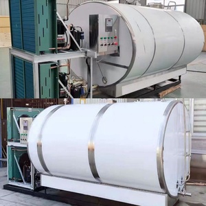 ถังทำความเย็นนมขนาด 500 ลิตร 1000 ลิตร 2000 ลิตร 5000 ลิตร ตู้เย็นอุตสาหกรรม เครื่องทำความเย็นนมและน้ำผลไม้ ตู้แช่นมพร้อมเครื่องผสม - Product Image 6