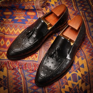 Handmade Italian-style Men's Pointed Toe <b>Height</b> <b>Increasing</b> Casual <b>Shoes</b> Genuine Cow Leather Lining Office & Career <b>Shoes</b> - Product Image 5