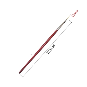 Pinceau professionnel pour nail art, dessin de fleurs et lignes, manucure, manche en plastique, fibres artificielles, liner de traçage 30g - Product Image 5