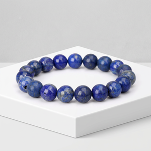 Pulsera Bohemia de Lapislázuli con Cuentas de Plata, Piedra Natural Clásica, Unisex, para Uso Diario, Regalo de Aniversario de Bodas, Joyería - Product Image 3