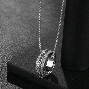 Accessoires <span class=keywords><strong>de</strong></span> mode, collier ras du <span class=keywords><strong>cou</strong></span> délicat <span class=keywords><strong>en</strong></span> argent pur, plaqué <span class=keywords><strong>or</strong></span> <span class=keywords><strong>blanc</strong></span> 18 carats, chaîne torsadée <span class=keywords><strong>en</strong></span> argent sterling S925 <span class=keywords><strong>de</strong></span> 1,4 mm - Product Image 6