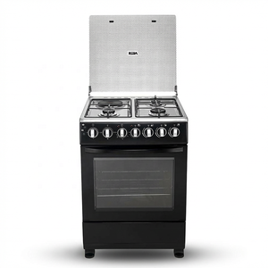 Estufa de <span class=keywords><strong>Gas</strong></span> Independiente de 24 Pulgadas, 4 Quemadores, Acero Inoxidable, con <span class=keywords><strong>Horno</strong></span> Grande de 88L, GLP/GN, para el Hogar - Product Image 4