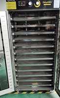 Déshydrateur alimentaire à double porte avec 24 plateaux, contrôle numérique, pour fruits, légumes, viande séchée