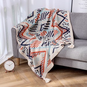 Nueva Manta Decorativa Tejida con Diseño Floral para Sofá, Ideal para Festivales y Siestas al Aire Libre - Product Image 6