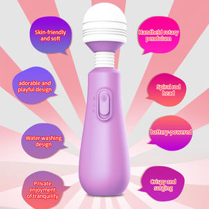 Mainan seks silikon <span class=keywords><strong>Vibrator</strong></span> kecepatan tinggi pijat tongkat <span class=keywords><strong>AV</strong></span> masturbasi wanita 10 frekuensi kedap air g-spot - Product Image 1