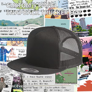 Gorra de Béisbol Formal Personalizada de 6 Paneles, Gorra Trucker con Cierre a Presión, Logotipo Personalizado, para Baloncesto, Playa, Hip Hop, 100% Poliéster - Product Image 2