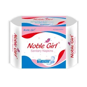 Noble Girl brand Africa Russia market natural lady sanitary napkin