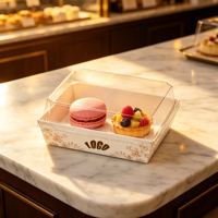 Scatole Personalizzate per Panetteria con Logo Personalizzato, Confezioni per Sandwich e Salumi con Finestra Trasparente