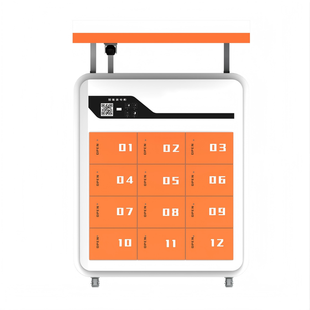 Custom Ebike Fireproof Lithium Battery Swap Station System 12 Slots Battery Replacement Charging Cabinet for Electric Scooters