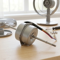 Einphasiger Kondensator-Induktionsmotor 120V 60Hz für Haushaltsventilator-Umrüstsatz OEM Haier Midea CE RoHS