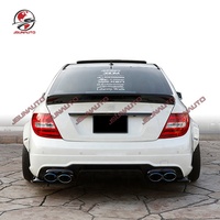 Aile de queue de canard de Style LB d'accessoires en gros pour Benz C63 C300 C200 W204 Kit d'aile de becquet arrière en Fiber de carbone de lifting