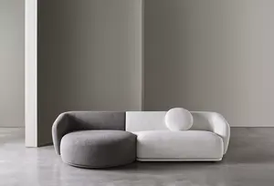 Luxus Sofa Liege stoff moderne Schlafzimmer möbel Home Wohnzimmer Möbel U-förmige Ecke Loves eat Couch Schlafs ofa Italia