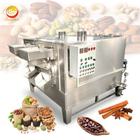 Machine de torréfaction continue à tambour ORME en acier inoxydable pour céréales, noix de cajou, graines de citrouille, arachides et amandes