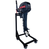 Bateau pneumatique portable avec moteur 2 temps de 9,9 CV, pour les trajets aquatiques de courte durée, accessoires complets et échantillons disponibles