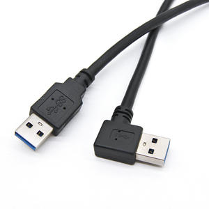 Câble d'extension USB 3.0 Type A à 90 degrés (gauche et droite) avec gaine en nylon blindée, charge rapide 5A, pour ordinateur/<span class=keywords><strong>appareil</strong></span> <span class=keywords><strong>photo</strong></span>, 30-50 cm - Product Image 6