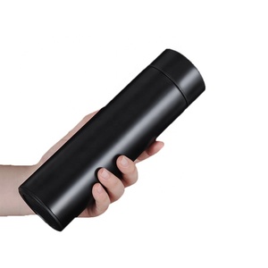 Creative Smart Insulation Cup Business tazza a vuoto diritta Smart Led <span class=keywords><strong>Display</strong></span> boccette di temperatura 304 cartone in acciaio inossidabile 2 pezzi - Product Image 2