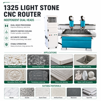 Routeur CNC à double broche Chenmai 1325, 1300x2500mm, 380V, machine de gravure industrielle, garantie d'un an