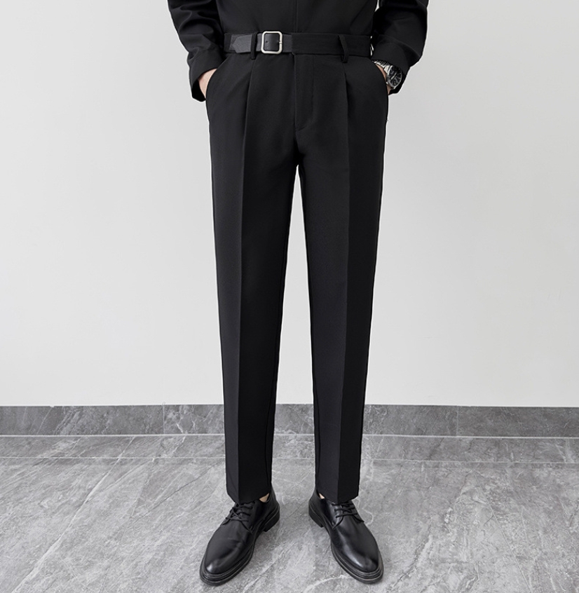 New Dress Pants Men Slim Straight Long Pants Casual Wrinkle-resistant Non- ironing Draping Suit Pants| Alibaba.com