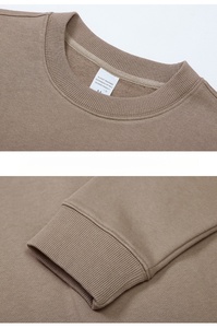 TKAN427, sudadera con capucha para hombre, sudadera de cuello redondo transpirable suave de lana personalizada, liso de algodón estampado sólido para ropa de invierno - Product Image 4
