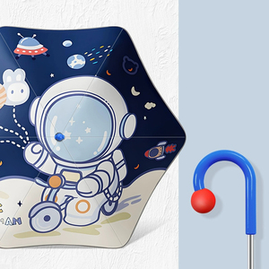 Venta al por mayor personalizado 6k Esquinas redondeadas reforzadas y gruesas doble capa paraguas de <span class=keywords><strong>lluvia</strong></span> <span class=keywords><strong>para</strong></span> niños y niñas - Product Image 5