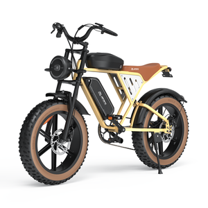 Bicicleta Eléctrica Jansno de 34 Ah y 20 Pulgadas con Llantas Gruesas, Batería Doble, Bicicleta Eléctrica Híbrida de Montaña para Adultos - Product Image 1