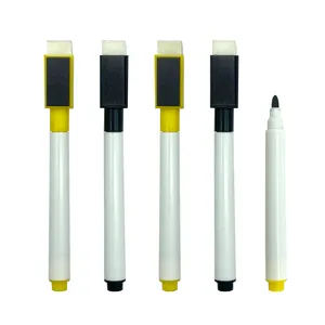 Groothandel Beste Natte Uitwisbare Magnetische Whiteboard Marker Pen White Board Marker Met Gum Voor School