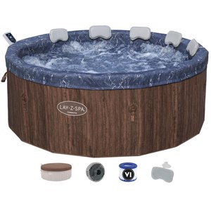 Bestway 6001W lay-z-spa Toronto năng lượng-hiệu quả thông minh airjet bồn tắm nước nóng với ứng dụng điều khiển 5-7 người - Product Image 1