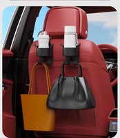 Accessoires Auto 2023 intérieur extenseur organisateur de stockage porte-gobelet crochets universel véhicule cuir siège arrière crochet voiture