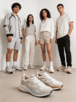 OLICOM Chaussures de sport décontractées haut de gamme personnalisées avec logo pour hommes et femmes, en PU respirant, légères et confortables, pour l'extérieur