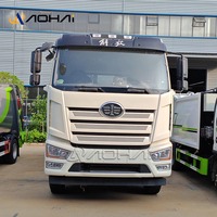 Camion à ordures de transmission manuelle de compacteur diesel de haute qualité de FAW 4x2 240HP 15Ton avec le moteur de pompe de moteur de composants de noyau