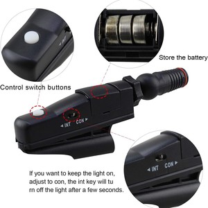 Dispositif de visée laser pour le golf, noir, avec poignée en caoutchouc, aide à l'entraînement en intérieur - Product Image 2