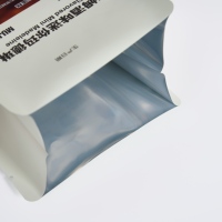 Sachets personnalisés en PE à fond carré avec impression en héliogravure, refermables et recyclables, pour l'emballage de biscuits et de snacks