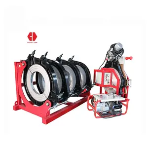 BADA HDPE pe plastic polyethylene pipe hot melt welder hydraulic 450mm butt fusion welding machine