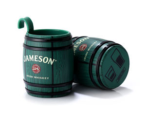 Verres à shot en plastique en forme <span class=keywords><strong>de</strong></span> baril <span class=keywords><strong>de</strong></span> whisky 50 ml incassables, style <span class=keywords><strong>taverne</strong></span> - Product Image 4