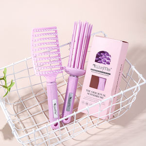 Juego de Cepillos para el Cabello de Colores Pastel, Cepillo Curvo con Ventilación y Cerdas de Jabalí para Desenredar el Cabello, Producto Nuevo de Fábrica al por Mayor - Product Image 5