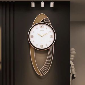 Armen's Wall <b>Clock</b> Irregular Shape Silent <b>Battery</b> Powered Living Room Decorative <b>Clock</b> - Product Image 2