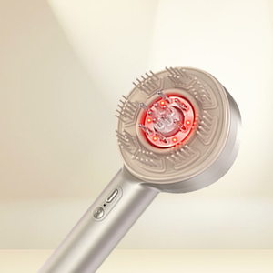 Eveekon Microcurrent Red Light + EMS Peine de masaje con cepillo vibrador para el cuero cabelludo para el cuidado del cabello y masajeador de cabeza reafirmante DE LA PIEL 4 modos - Product Image 4